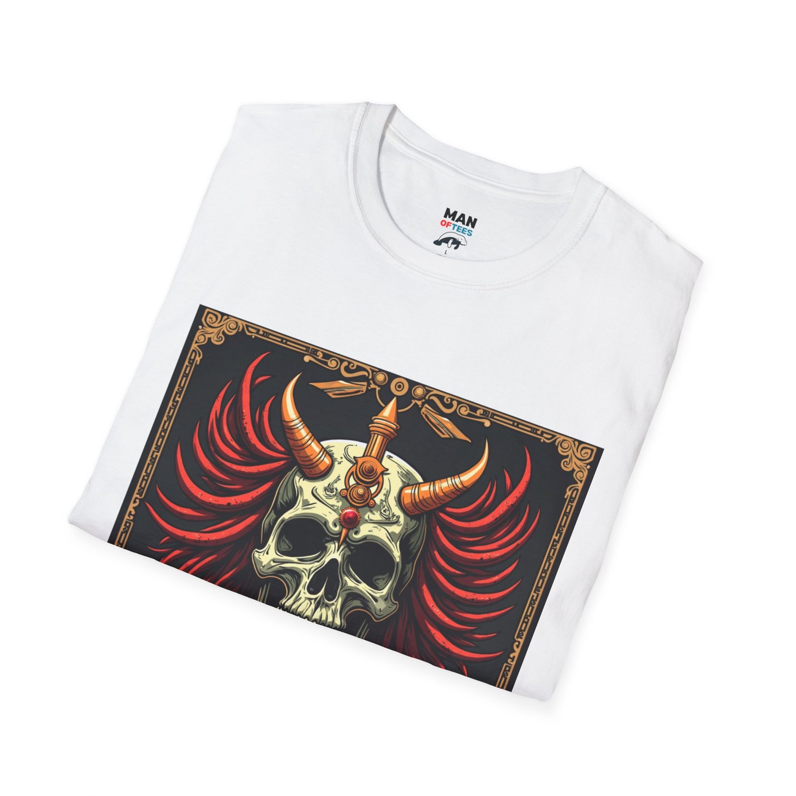 Unique Skull Art Unisex T-Shirt, Graphic Tee, Halloween Gift, Edgy Fashion, Skull Design, Punk Style - Image 4