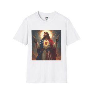 Divine Love Unisex T-Shirt - Vintage Religious Graphic Tee, Faith Apparel, Casual Wear, Gift for Believers, Christian T-Shirt