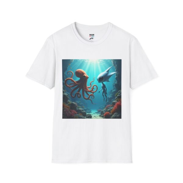 Underwater Adventure T-Shirt: Ocean Lover Gift, Marine Life Top, Fun Casual Wear, Unique Sea Creatures Tee, Beach Day Apparel