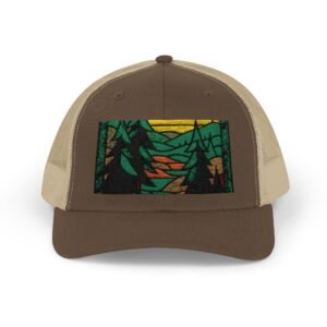 Mountain Forest Patch Trucker Hat