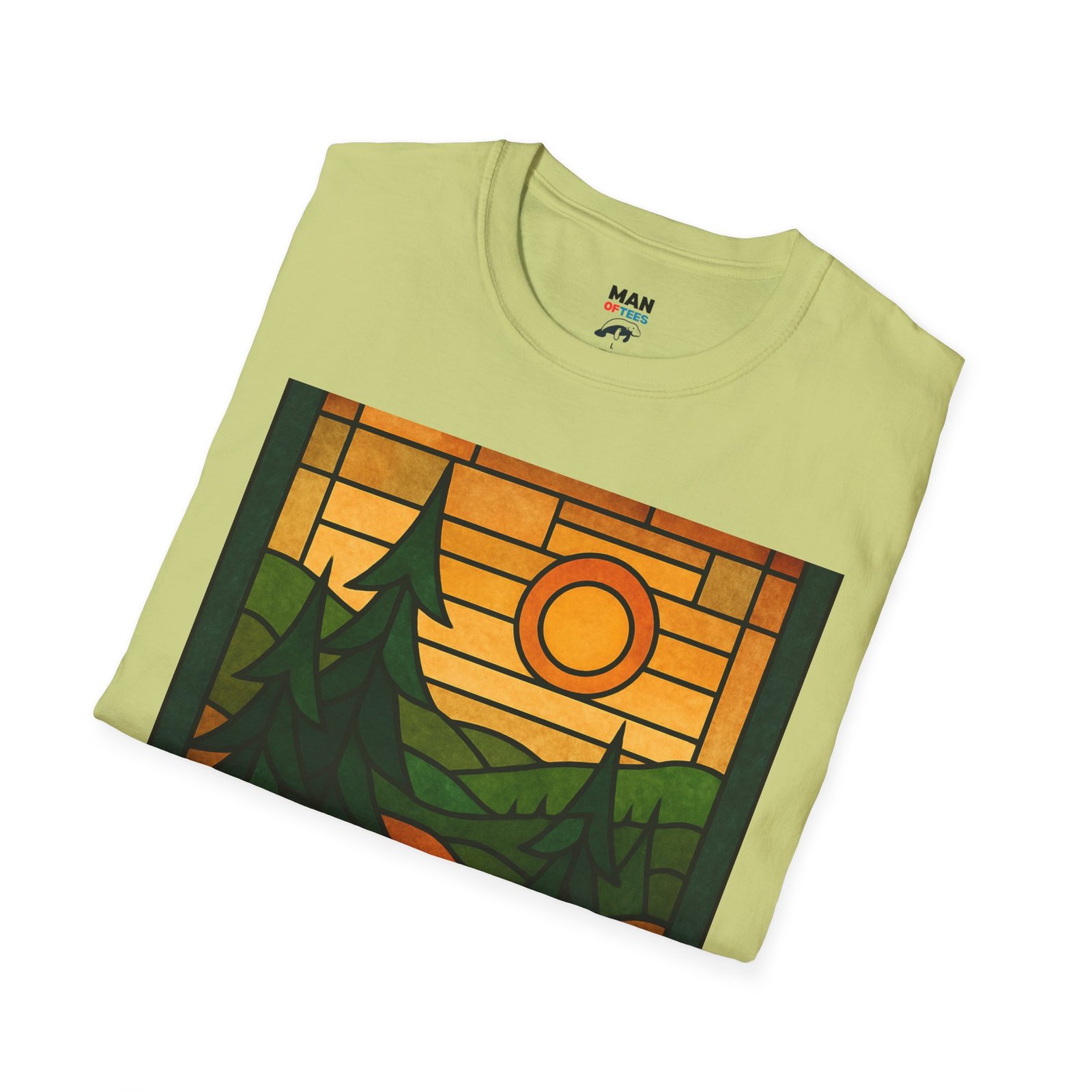 Stained Glass Trees T-Shirt - Image 5