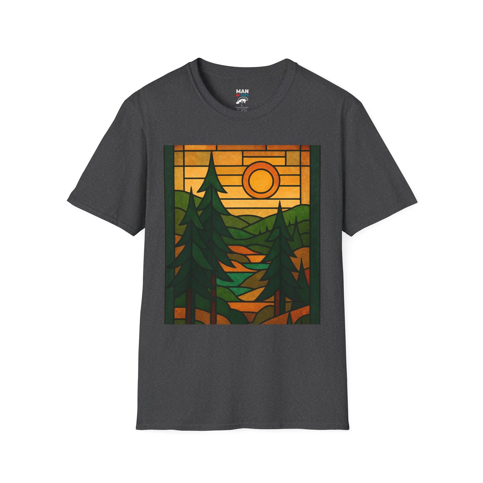 Stained Glass Trees T-Shirt - Image 23