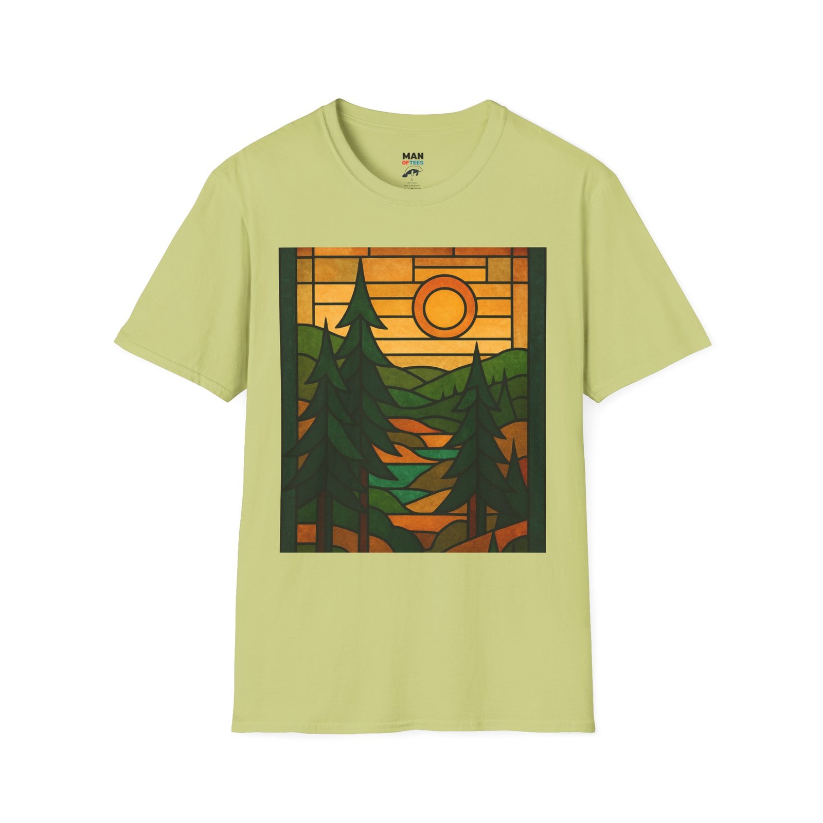 Stained Glass Trees T-Shirt