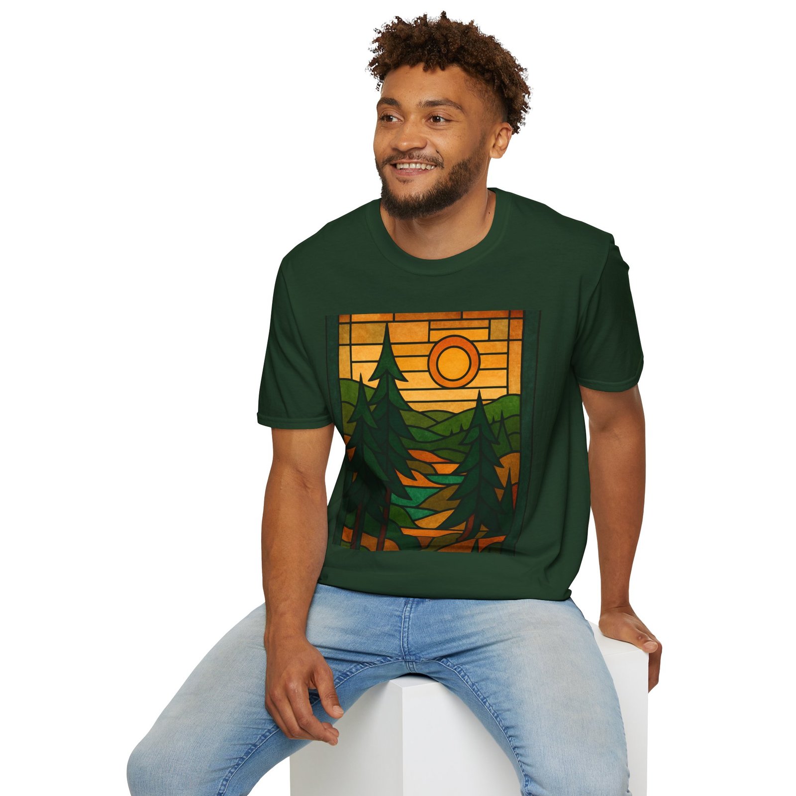 Stained Glass Trees T-Shirt - Image 22