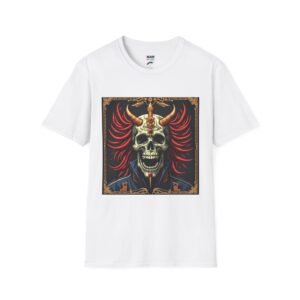 Unique Skull Art Unisex T-Shirt, Graphic Tee, Halloween Gift, Edgy Fashion, Skull Design, Punk Style