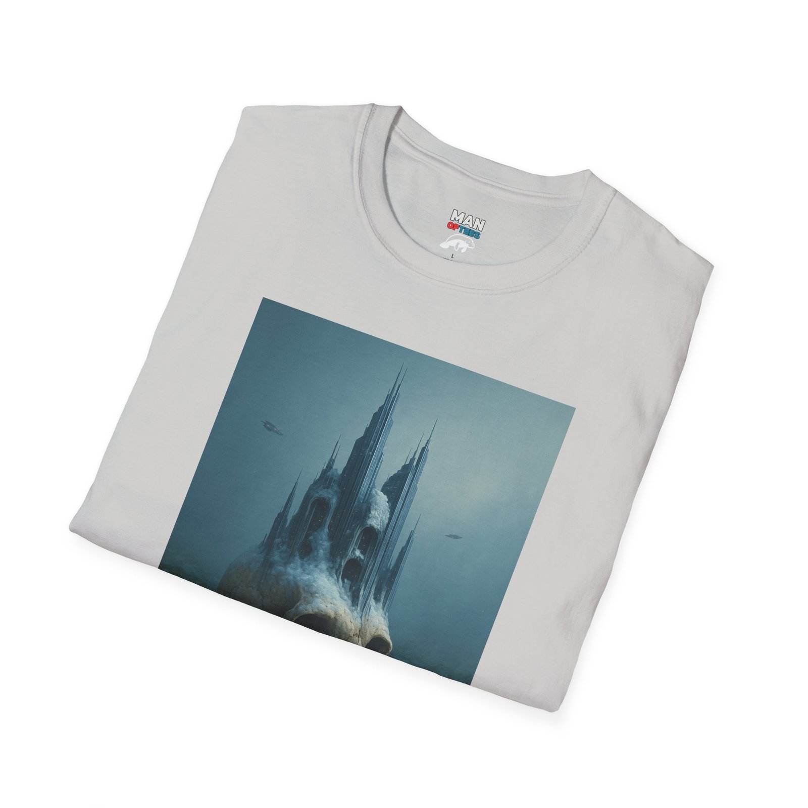 Skull Tower T-Shirt – Horror Fantasy Graphic Tee - Image 8