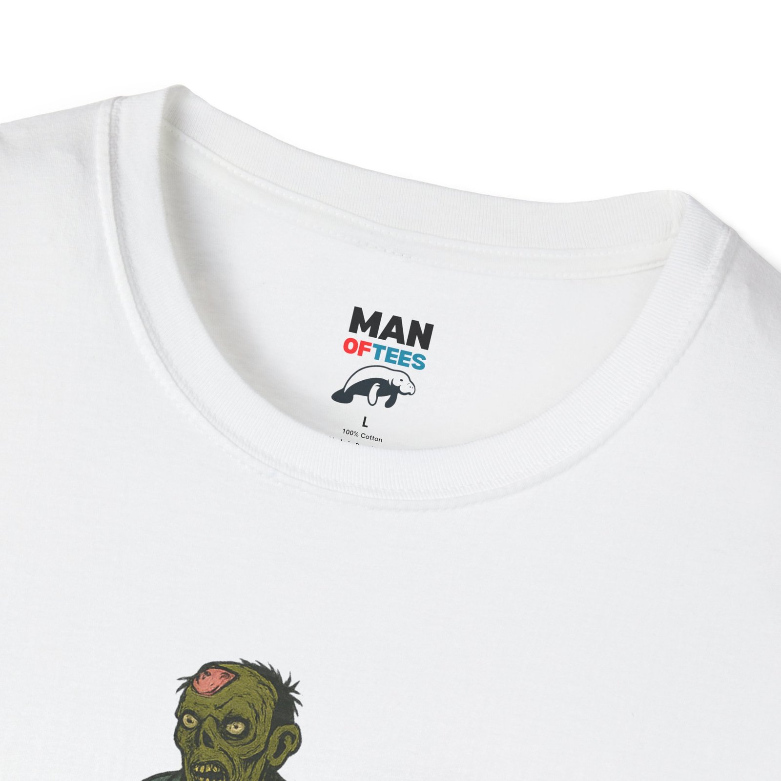 Creeping It Real Unisex Softstyle T-Shirt, Halloween Tee, Horror Shirt, Gift for Monster Lovers, Casual Costume Top - Image 3